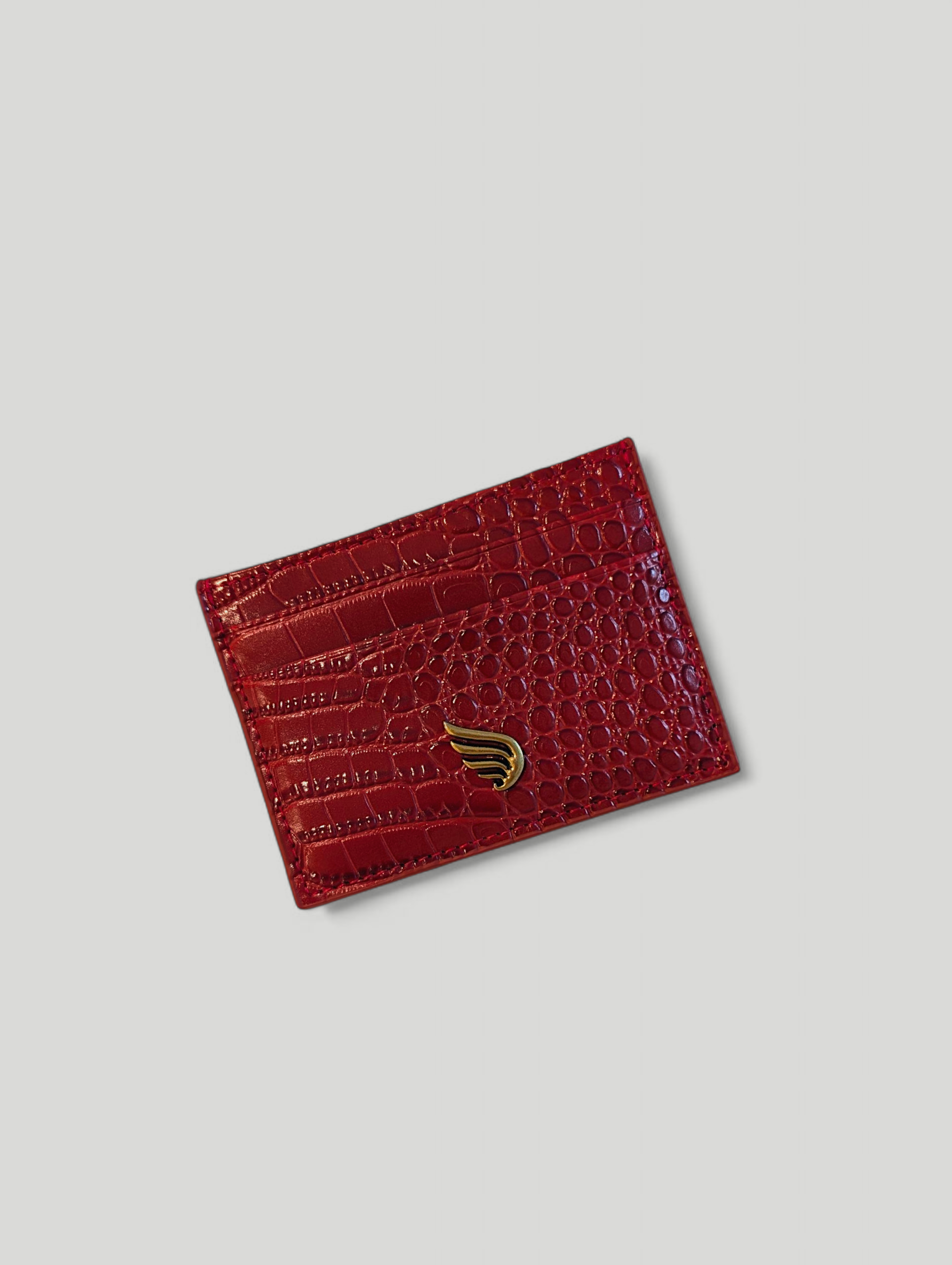 DIVINUS 2025 Cardholder - Croc Leather (Maroon)
